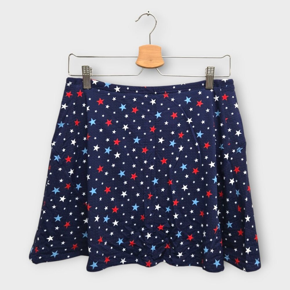 NWOT IBKUL Golf Women's Skort Star Print (Navy/White/Red) - Small